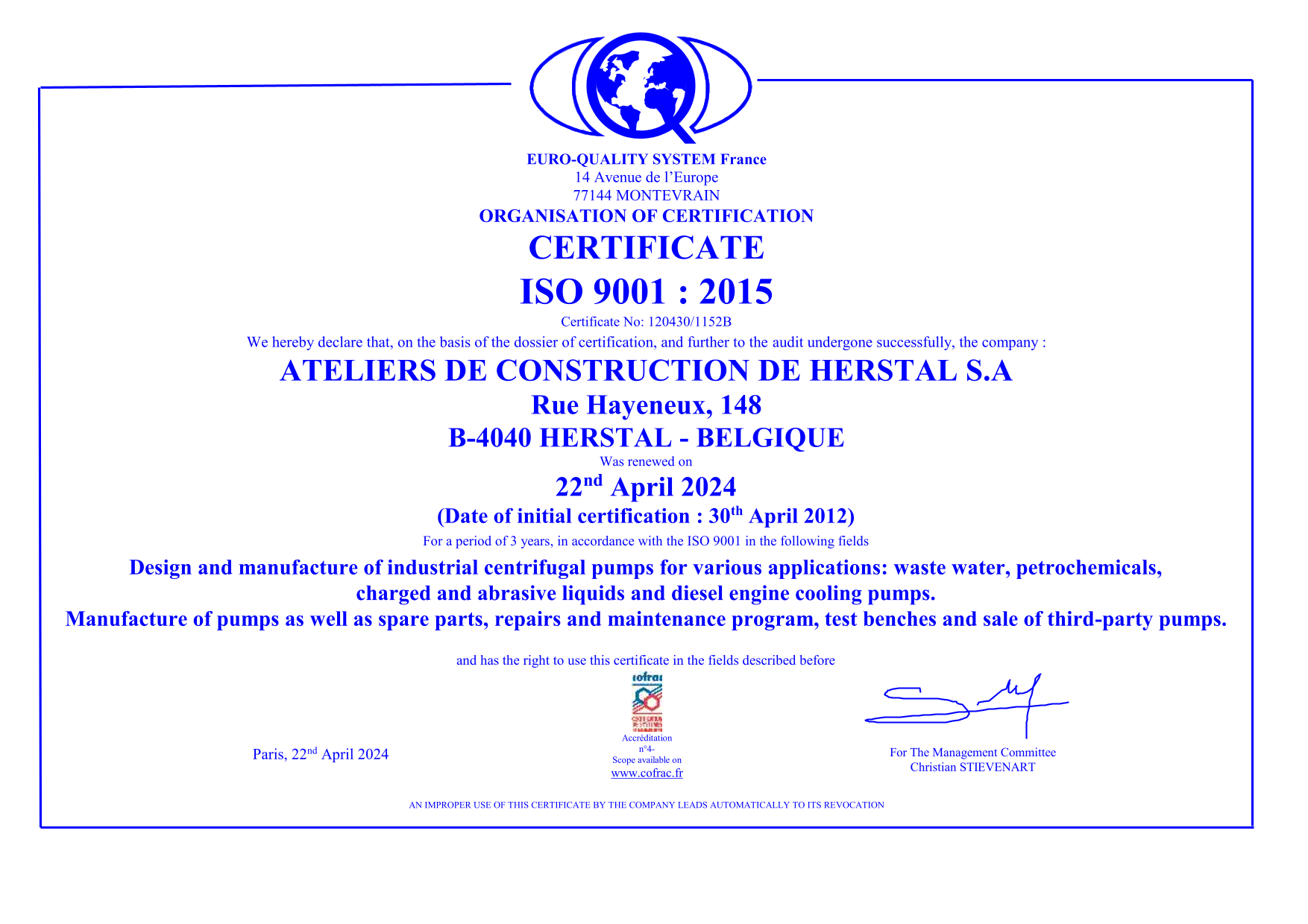 Defining the criteria for a quality management system, ISO 9001 is based on a number of quality management principles, including a strong customer focus, the motivation and implication of top management, a process approach and a continuous improvement strategy.